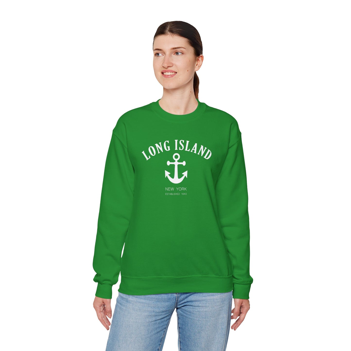 Long Island NY - Anchor Unisex Sweatshirt