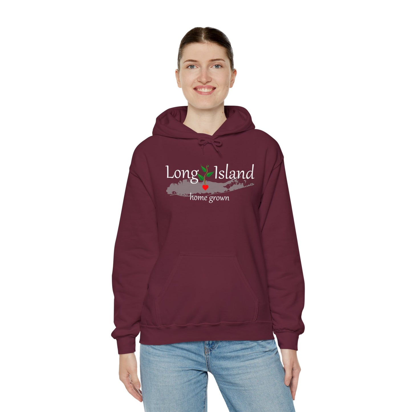 Long Island Home Grown Hoodie - Unisex Heavy Blend