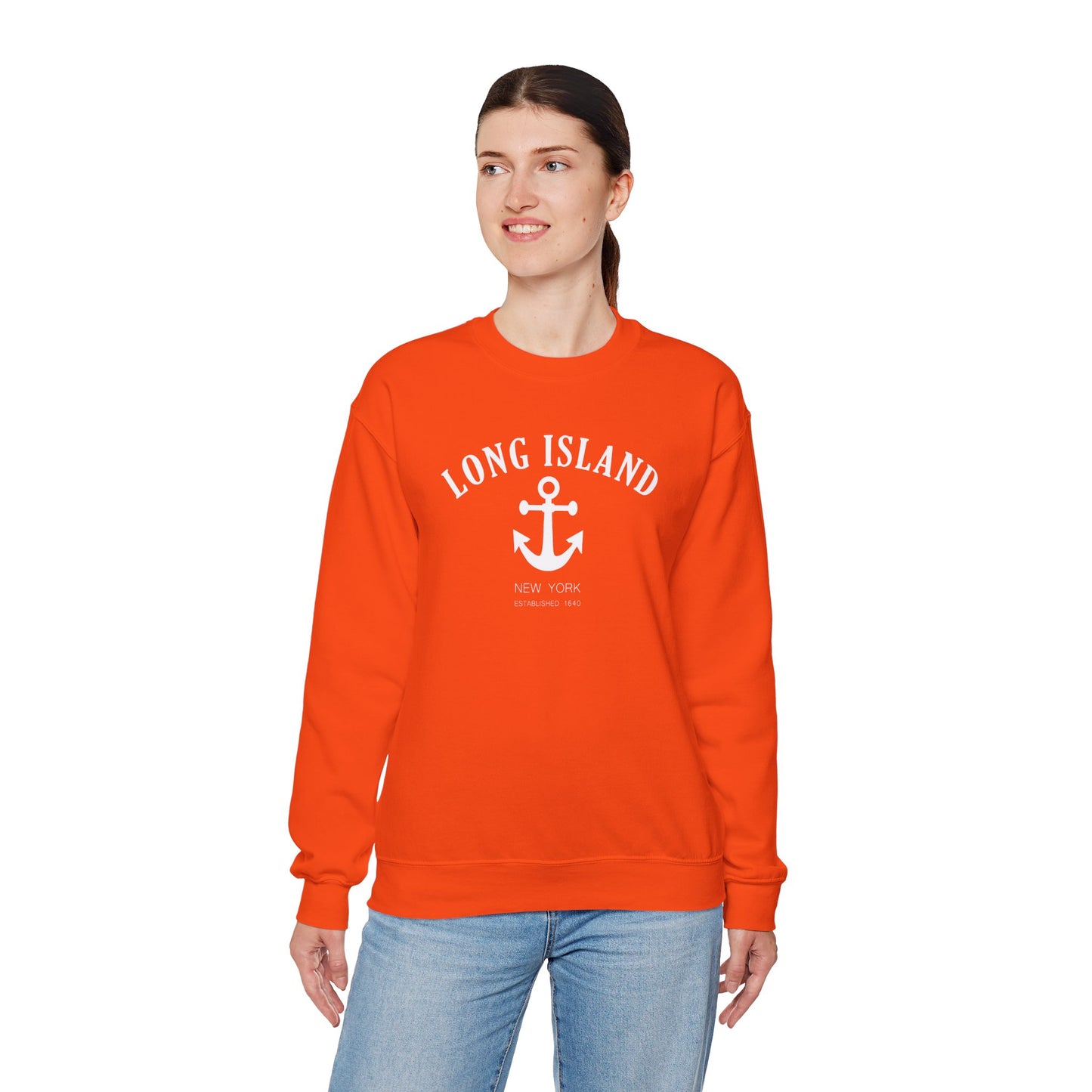 Long Island NY - Anchor Unisex Sweatshirt