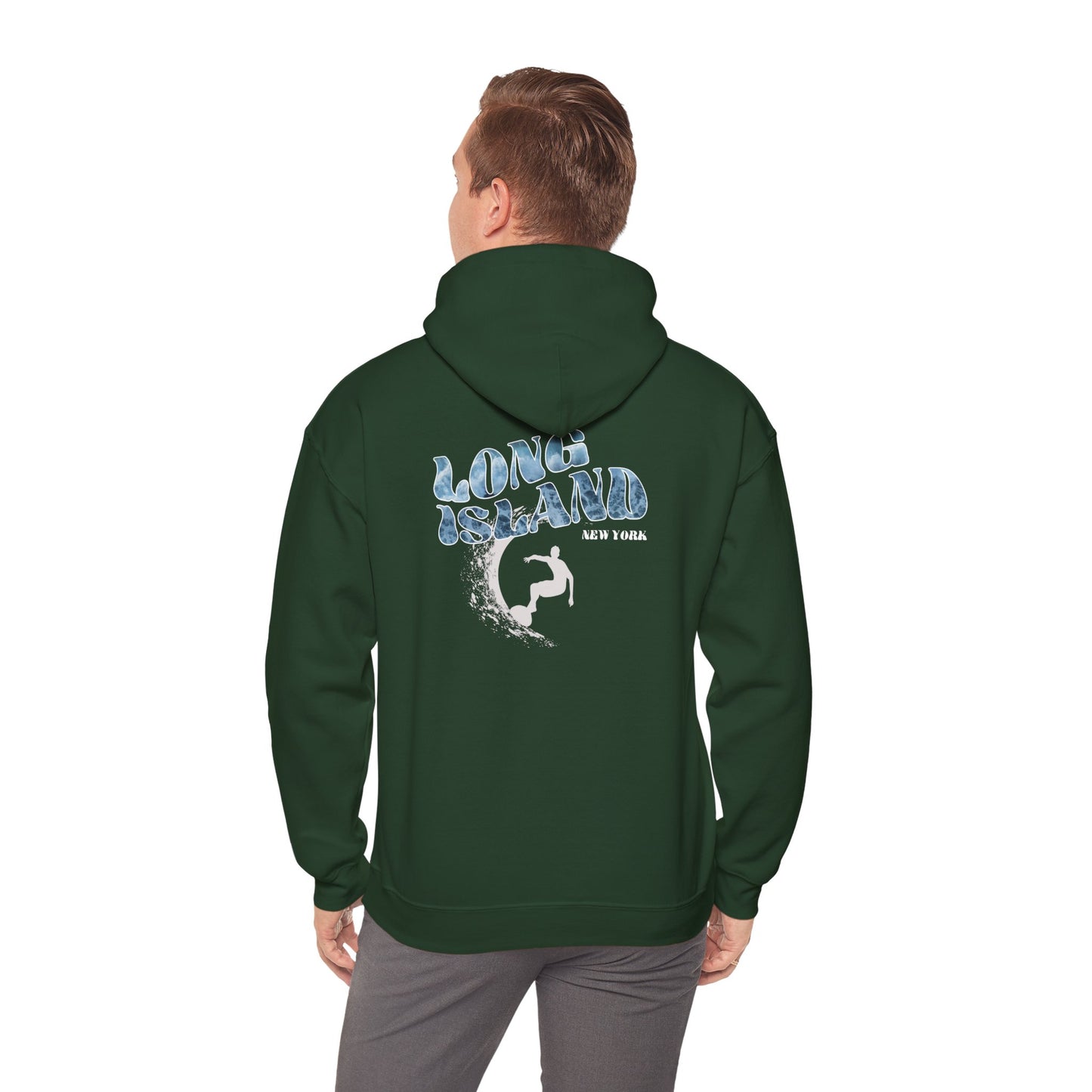 Long Island Wave Surfer Unisex Hoodie