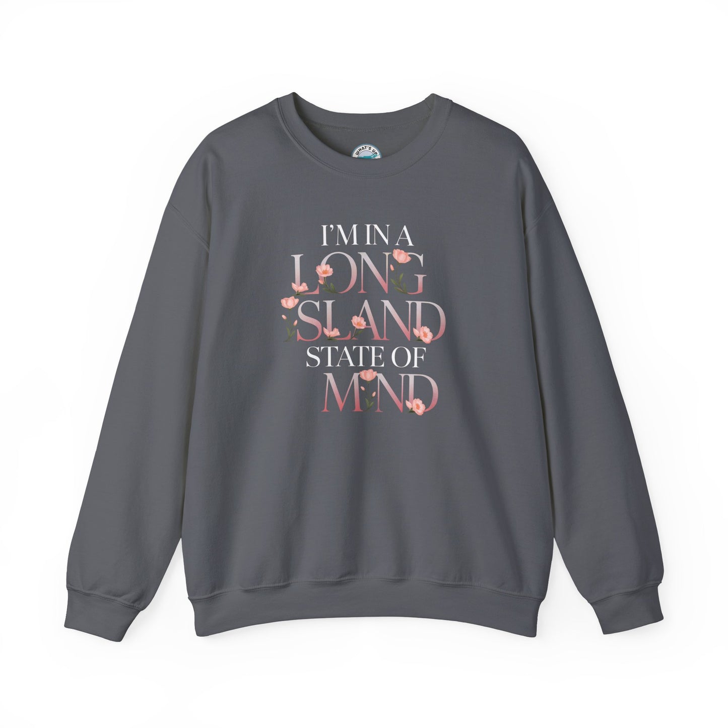 Long Island State of Mind - Floral Sweatshirt | Unisex Heavy Blend Crewneck