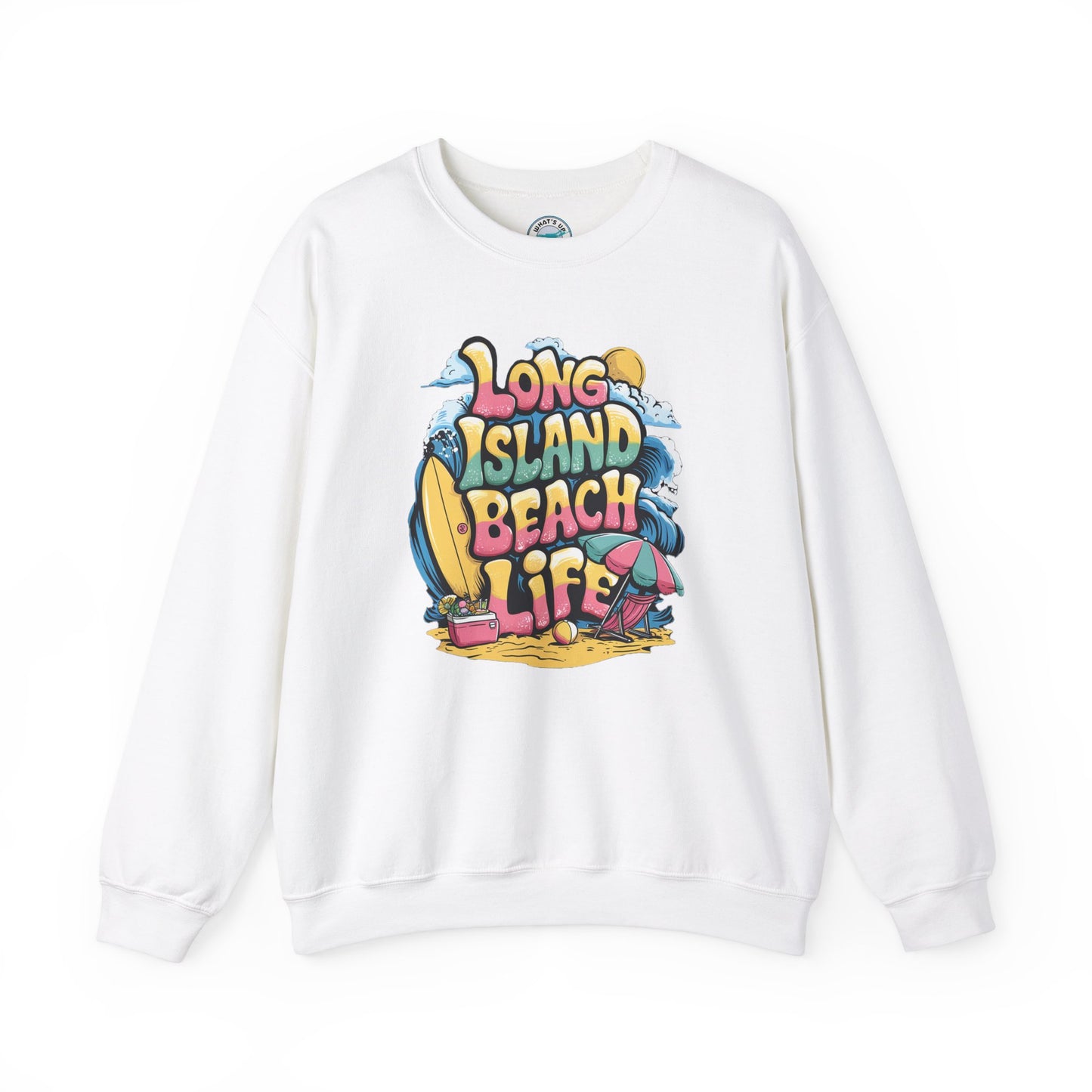 Long Island Beach Life Unisex Heavy Blend Crewneck Sweatshirt