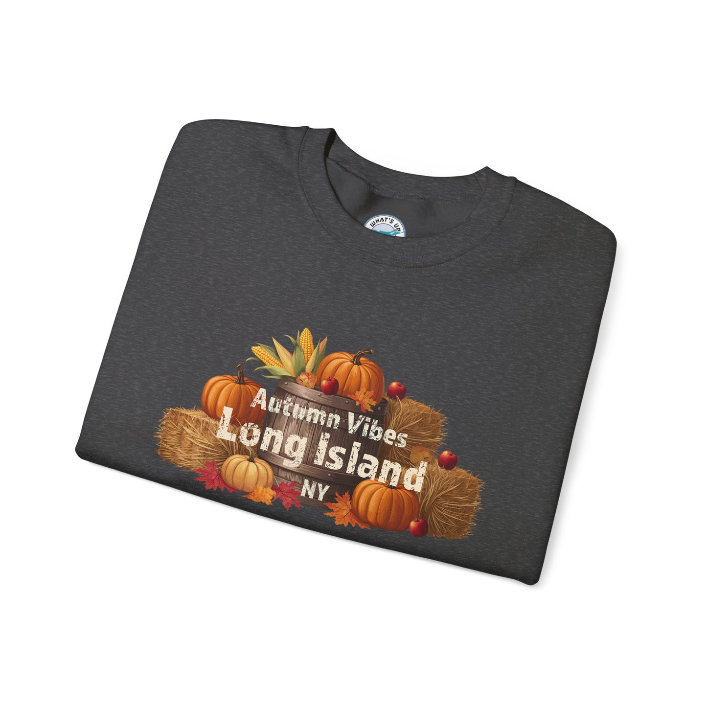 Autumn Vibes Long Island Unisex Crewneck Sweatshirt -Perfect for trips out East on LI