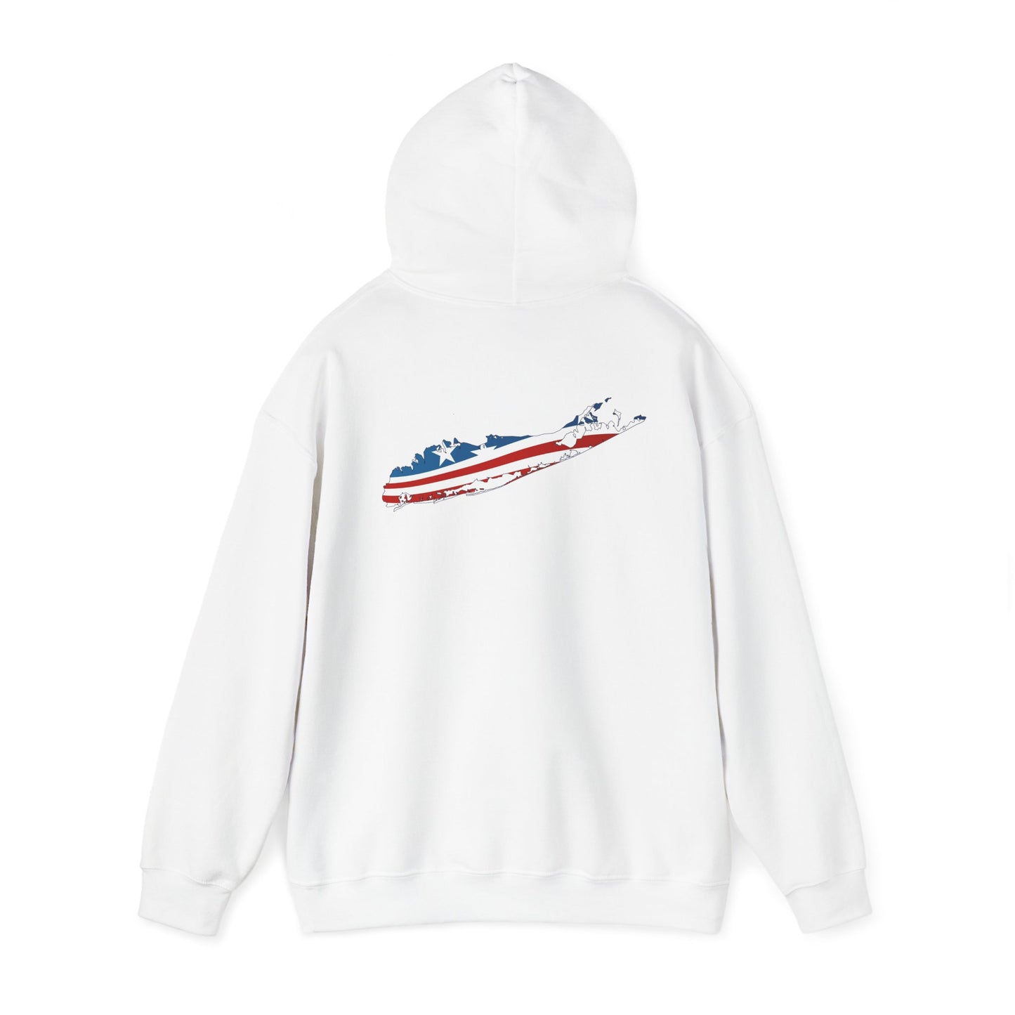 USA Long Island Flag Hooded Sweatshirt - Unisex Heavy Blend™