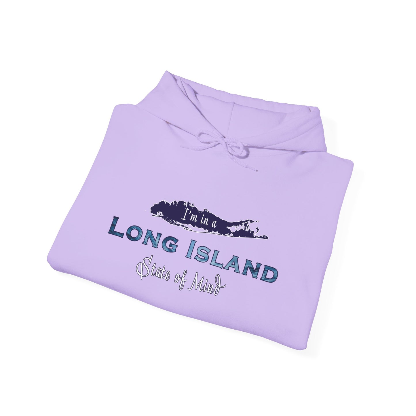 I'm in a Long Island State of Mind - Unisex Heavy Blend™ Hooded Sweatshirt - Perfect Gift for Beach Lovers