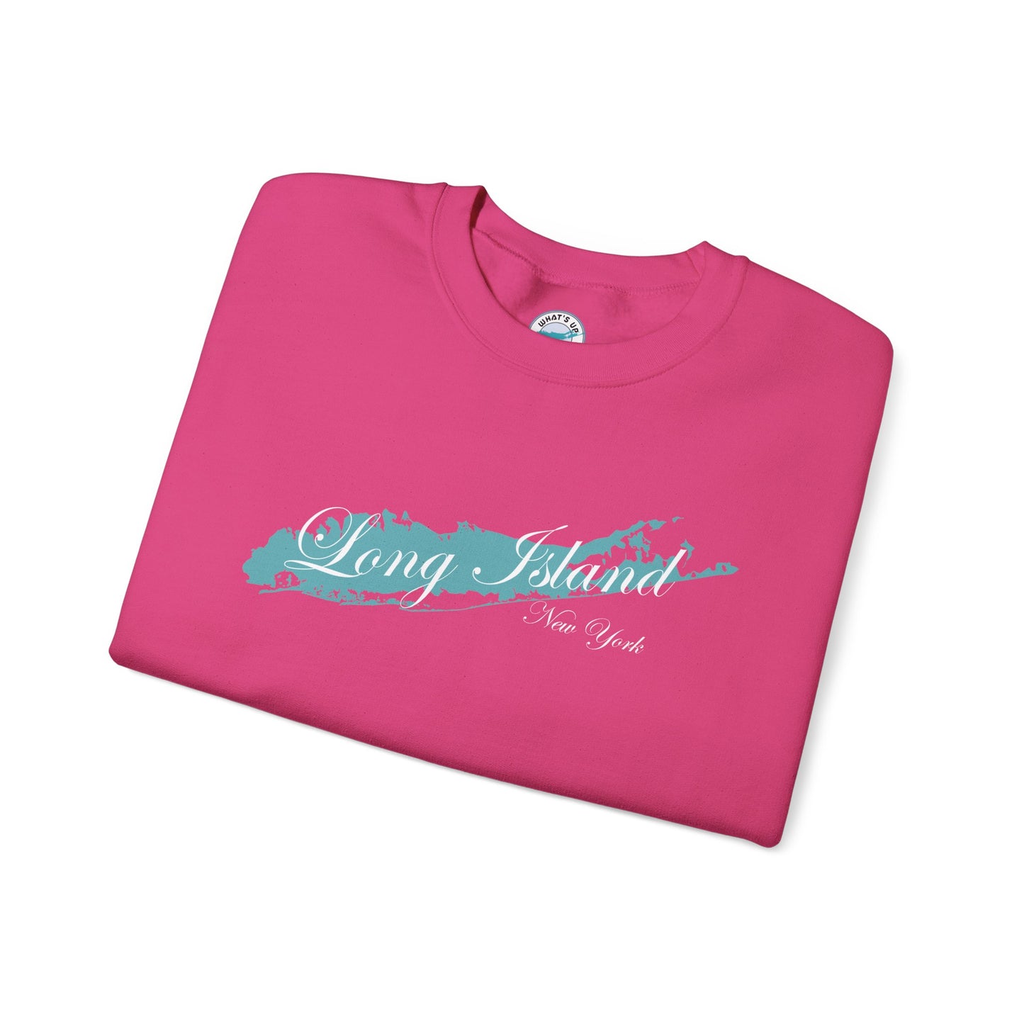 Long Island Unisex Heavy Blend™ Crewneck Sweatshirt - Perfect for Casual Style and Island Pride