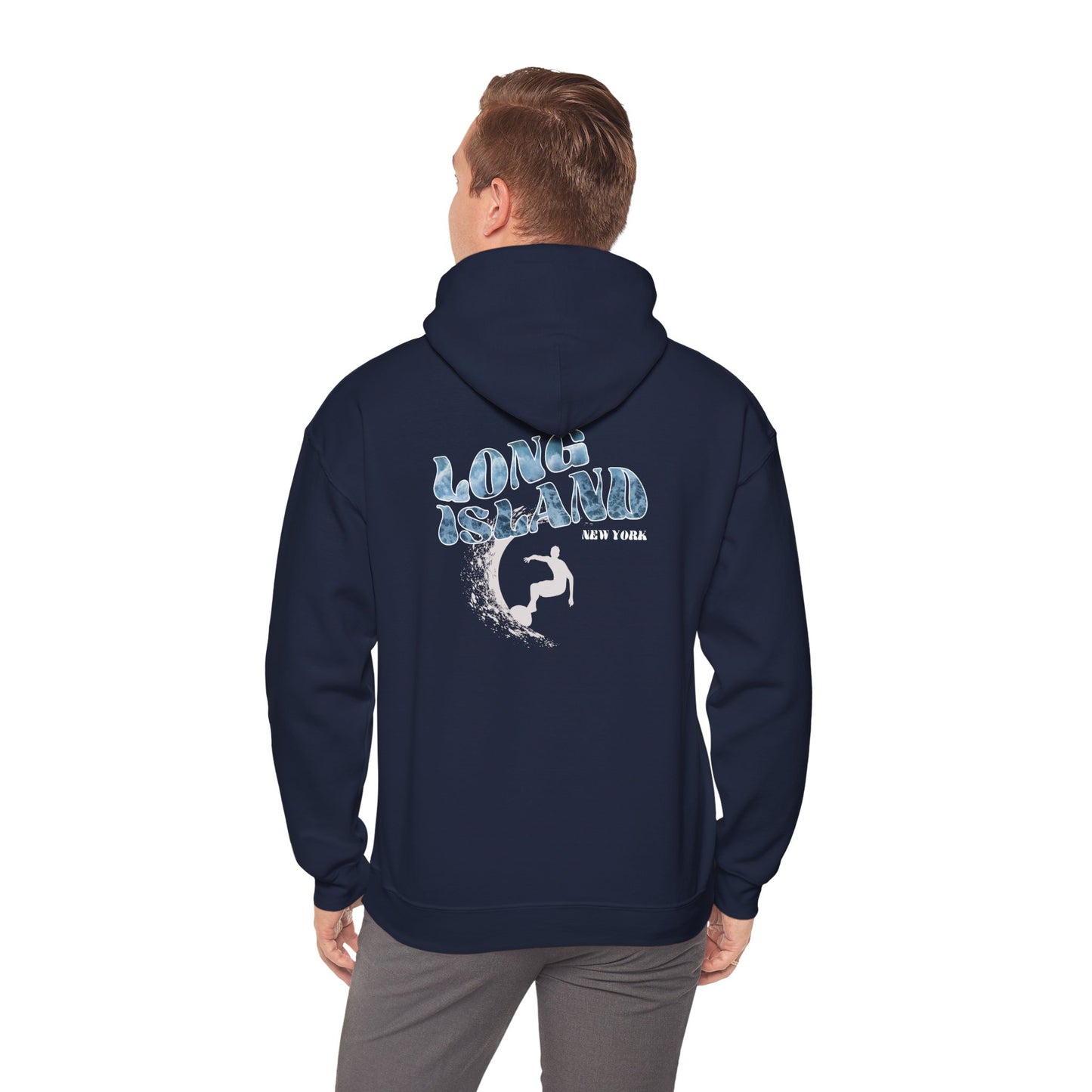 Long Island Wave Surfer Unisex Hoodie