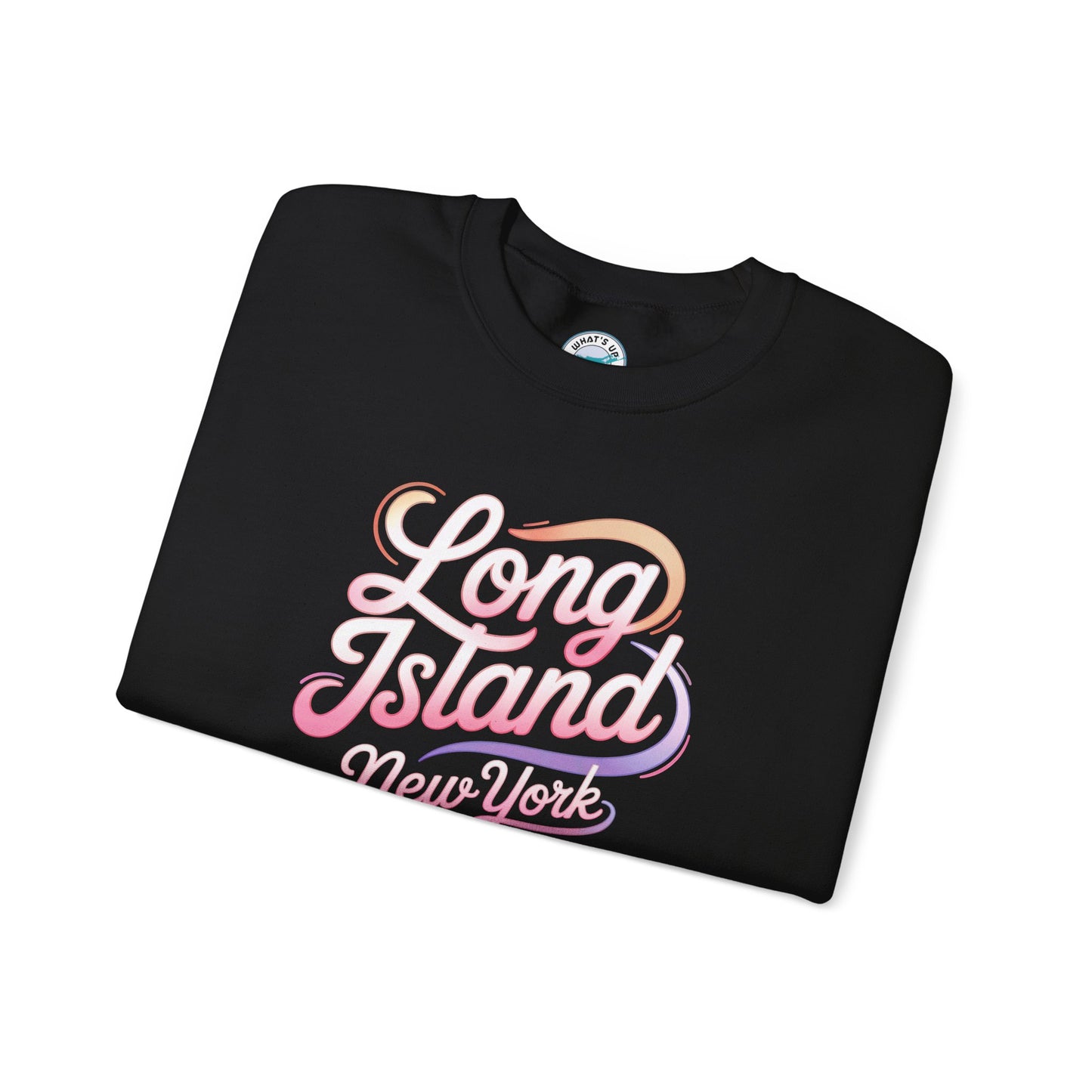 Long Island New York Unisex Heavy Blend Crewneck Sweatshirt - Cozy Casual Style