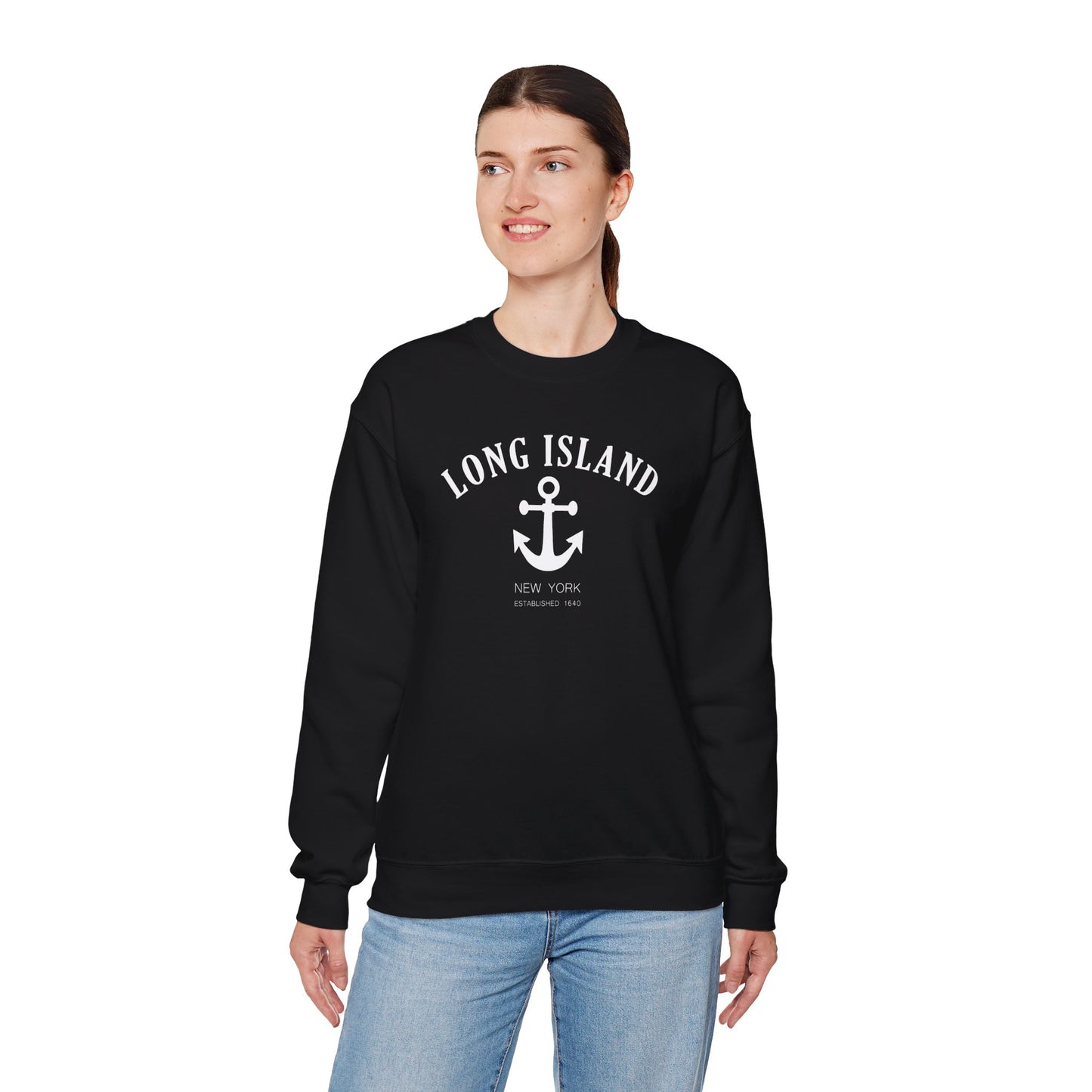 Long Island NY - Anchor Unisex Sweatshirt