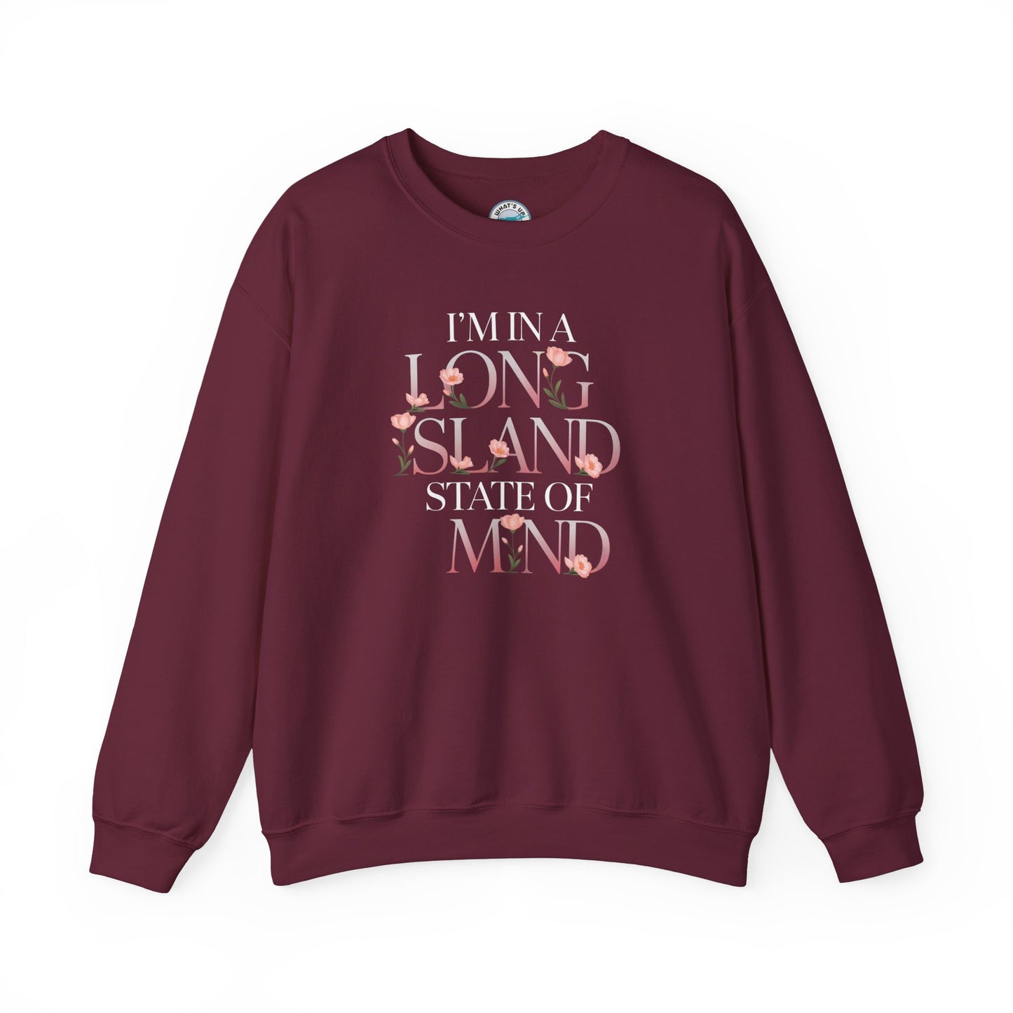 Long Island State of Mind - Floral Sweatshirt | Unisex Heavy Blend Crewneck