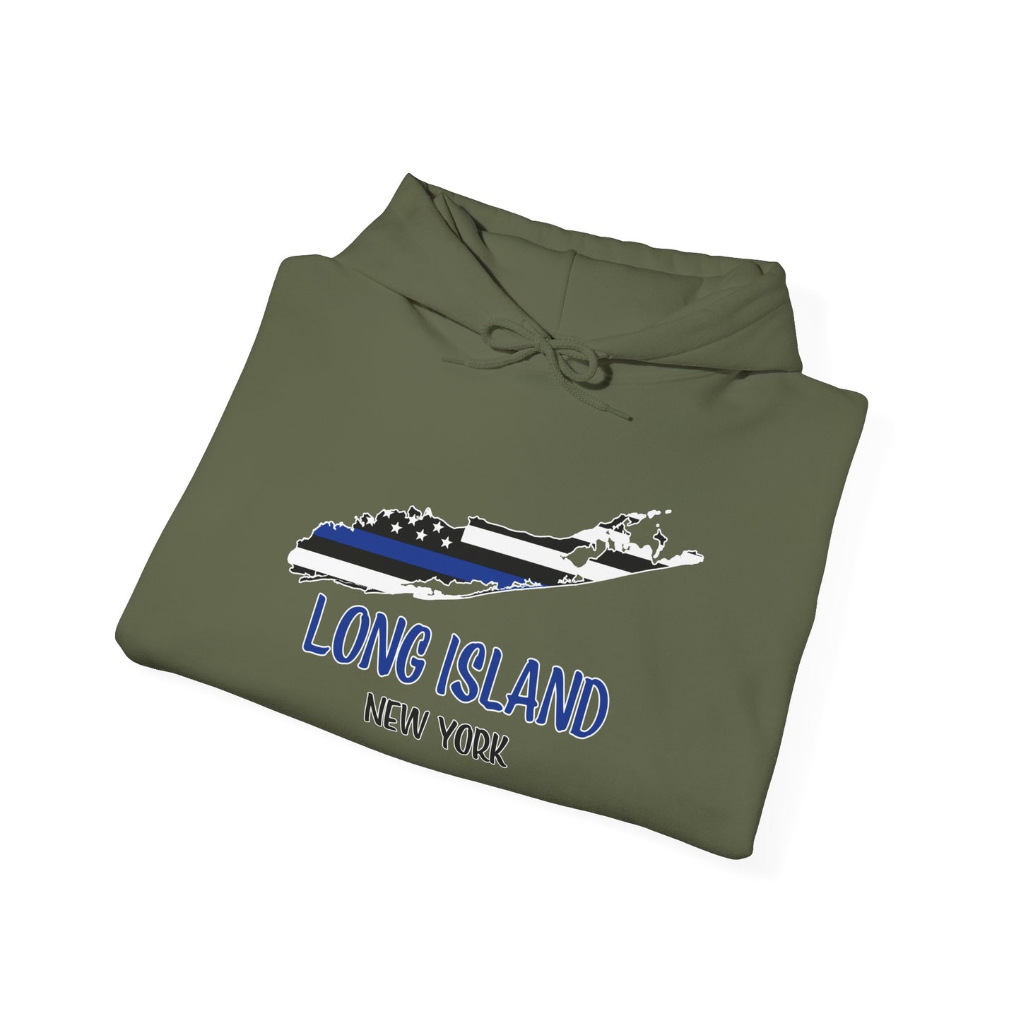 Back the Blue Long Island - Unisex Heavy Blend™ Hooded Sweatshirt