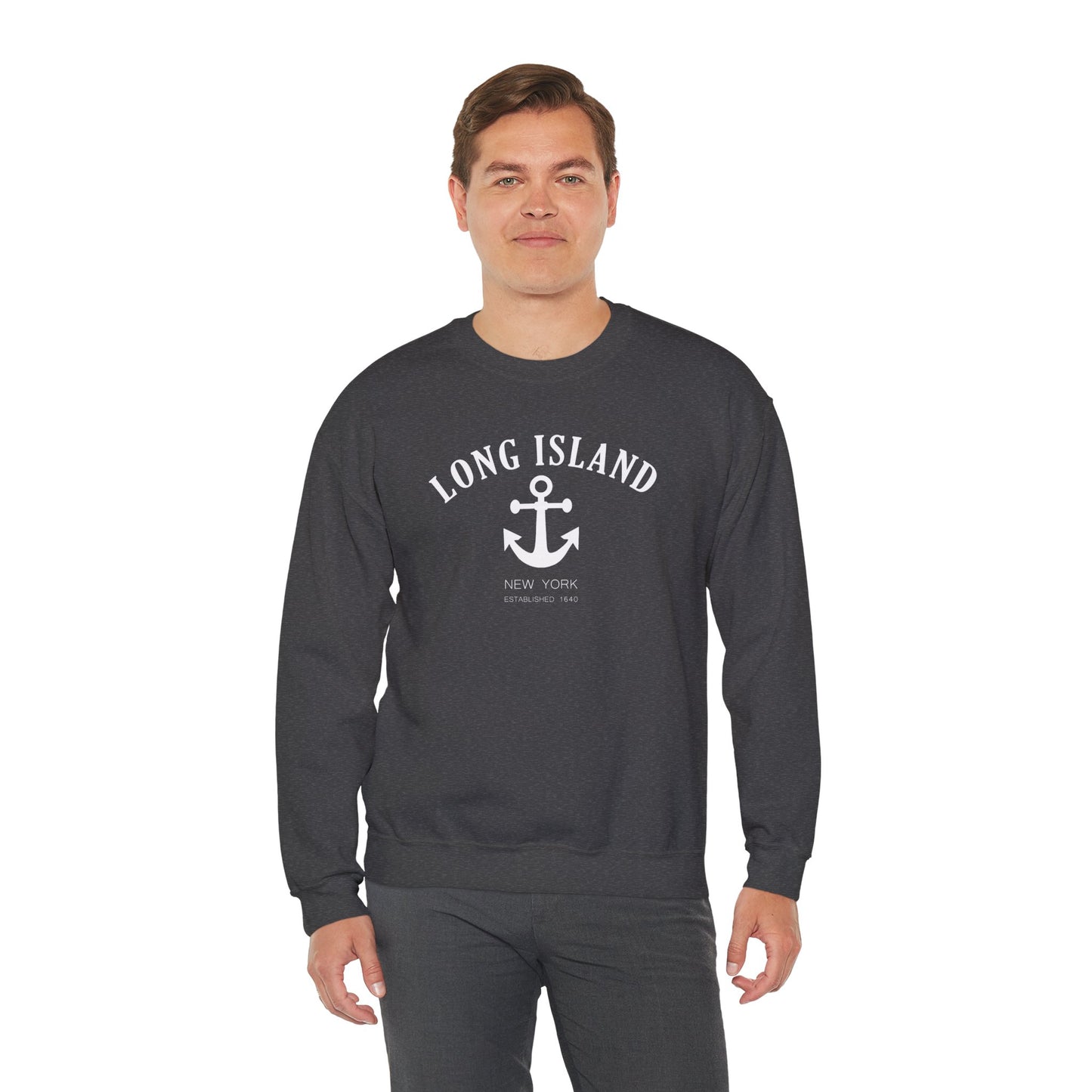 Long Island NY - Anchor Unisex Sweatshirt