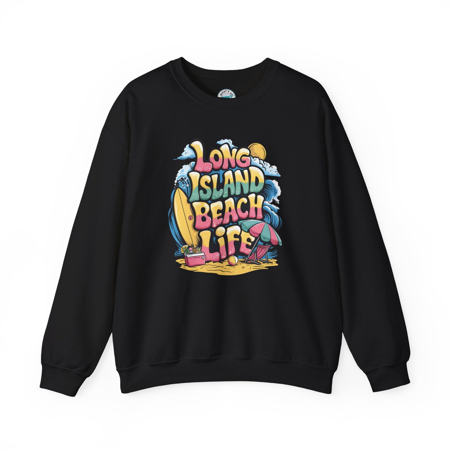 Long Island Beach Life Unisex Heavy Blend Crewneck Sweatshirt