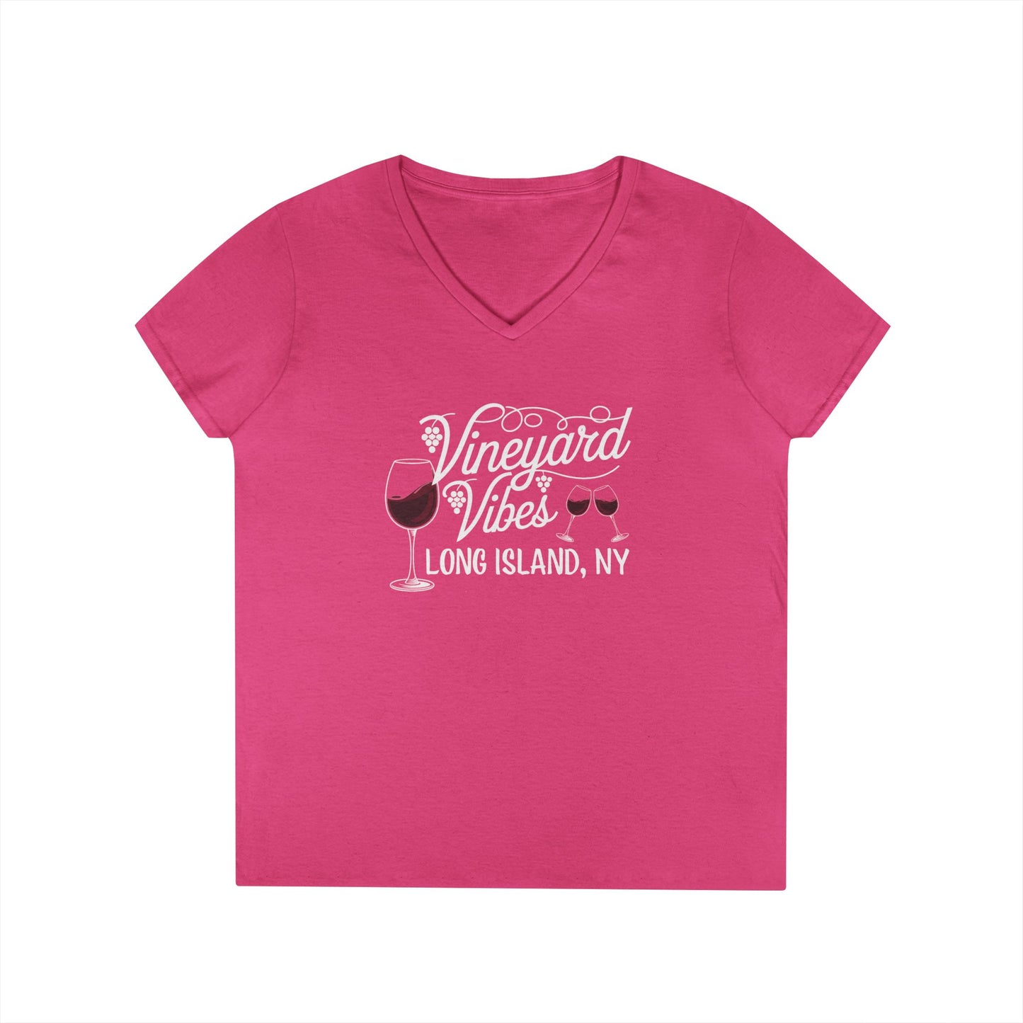 Vineyard Vibes Ladies' V-Neck T-Shirt