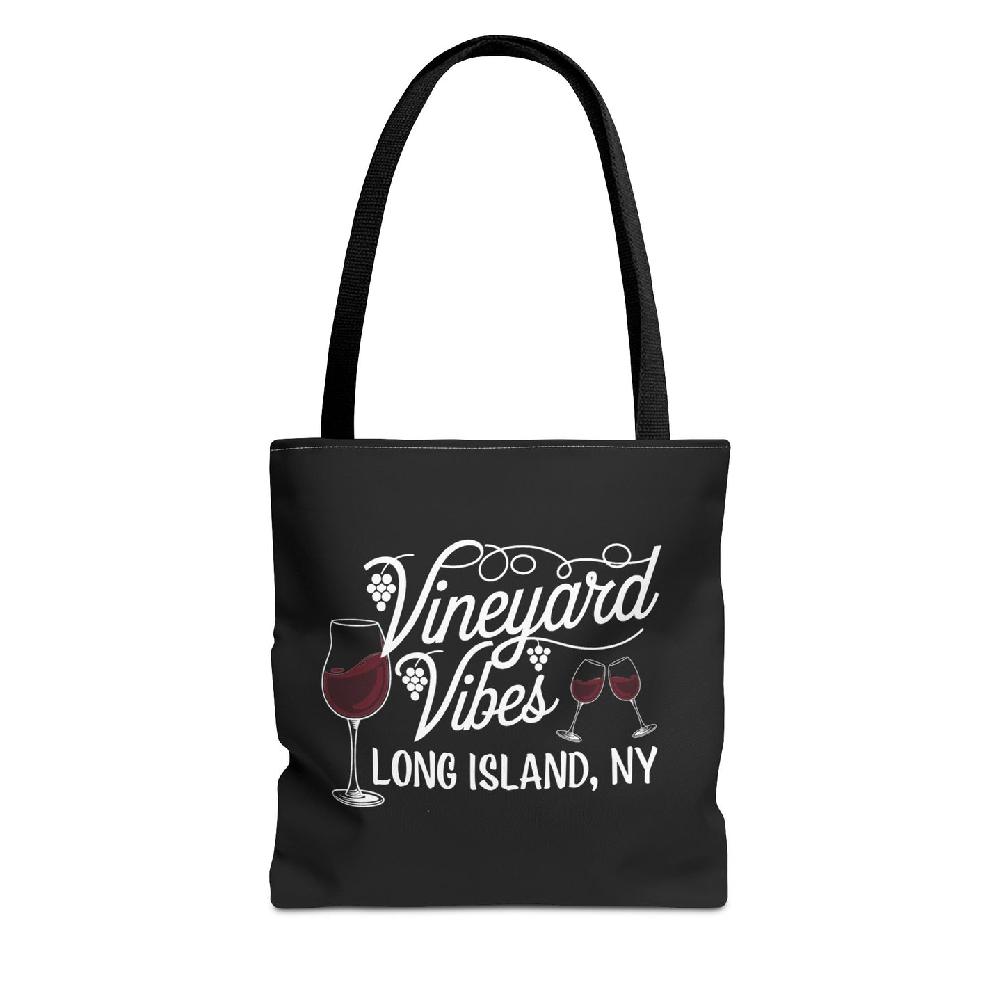 Vineyard Vibes Long Island Tote Bag - Fun and Functional - Great gift for wine lovers