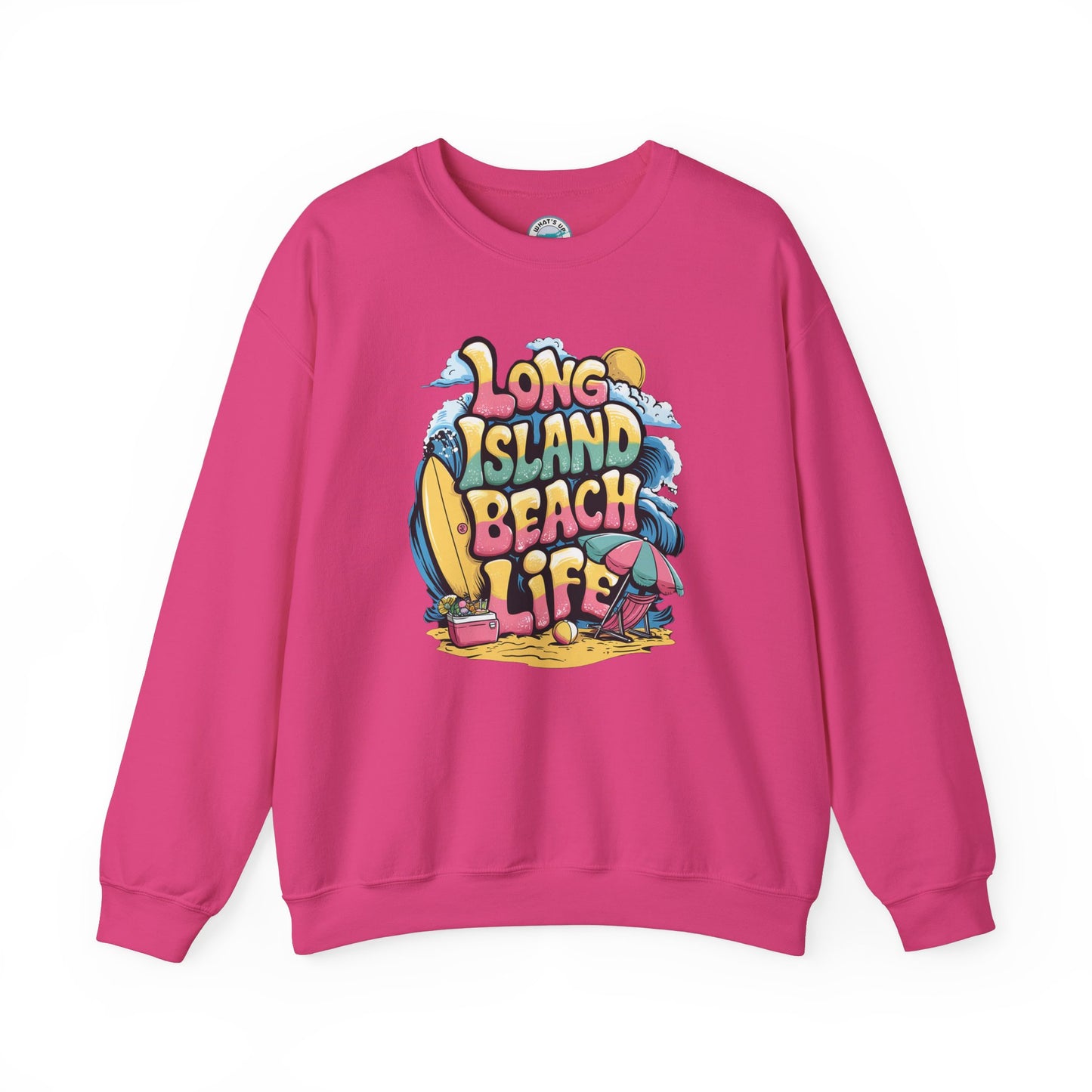 Long Island Beach Life Unisex Heavy Blend Crewneck Sweatshirt