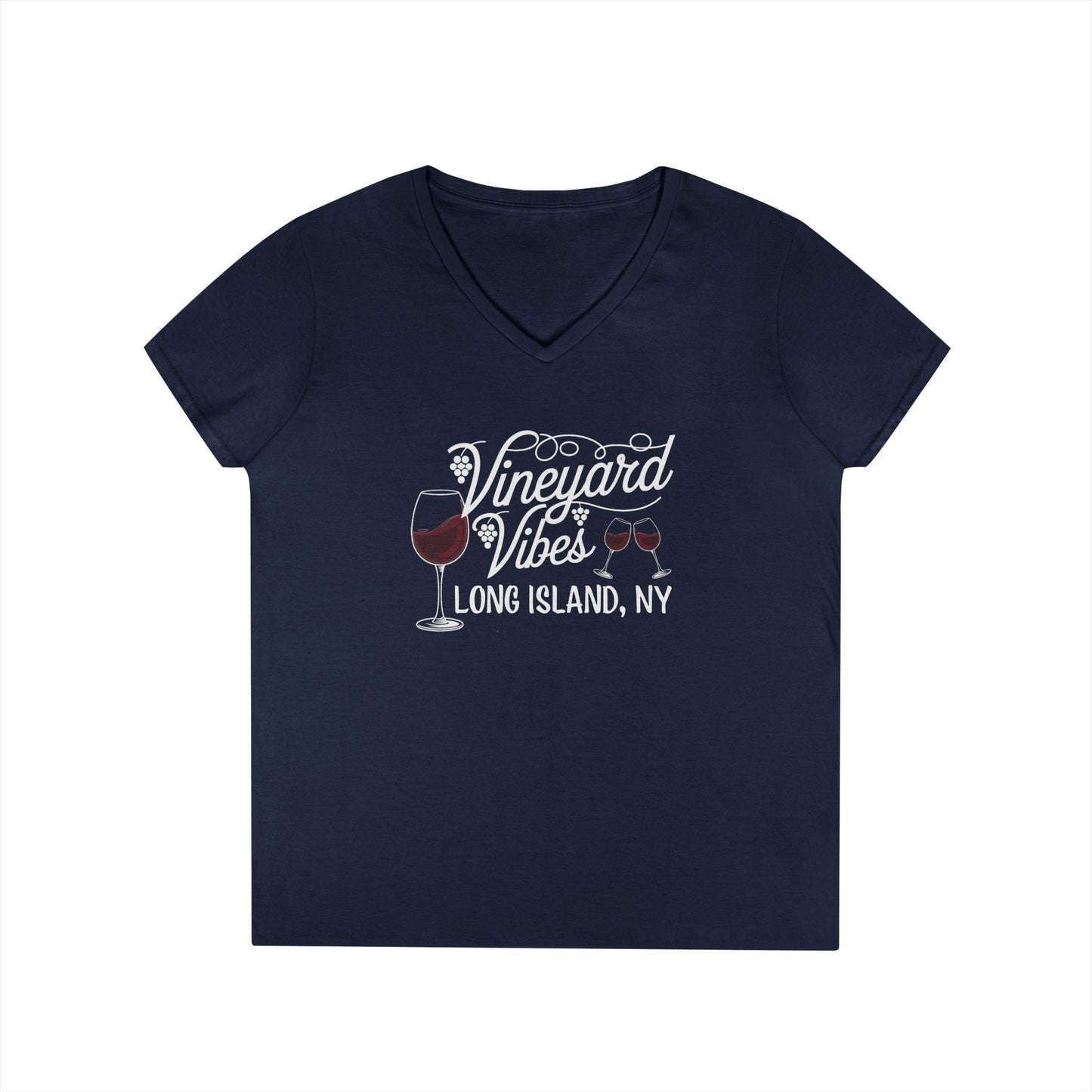 Vineyard Vibes Ladies' V-Neck T-Shirt