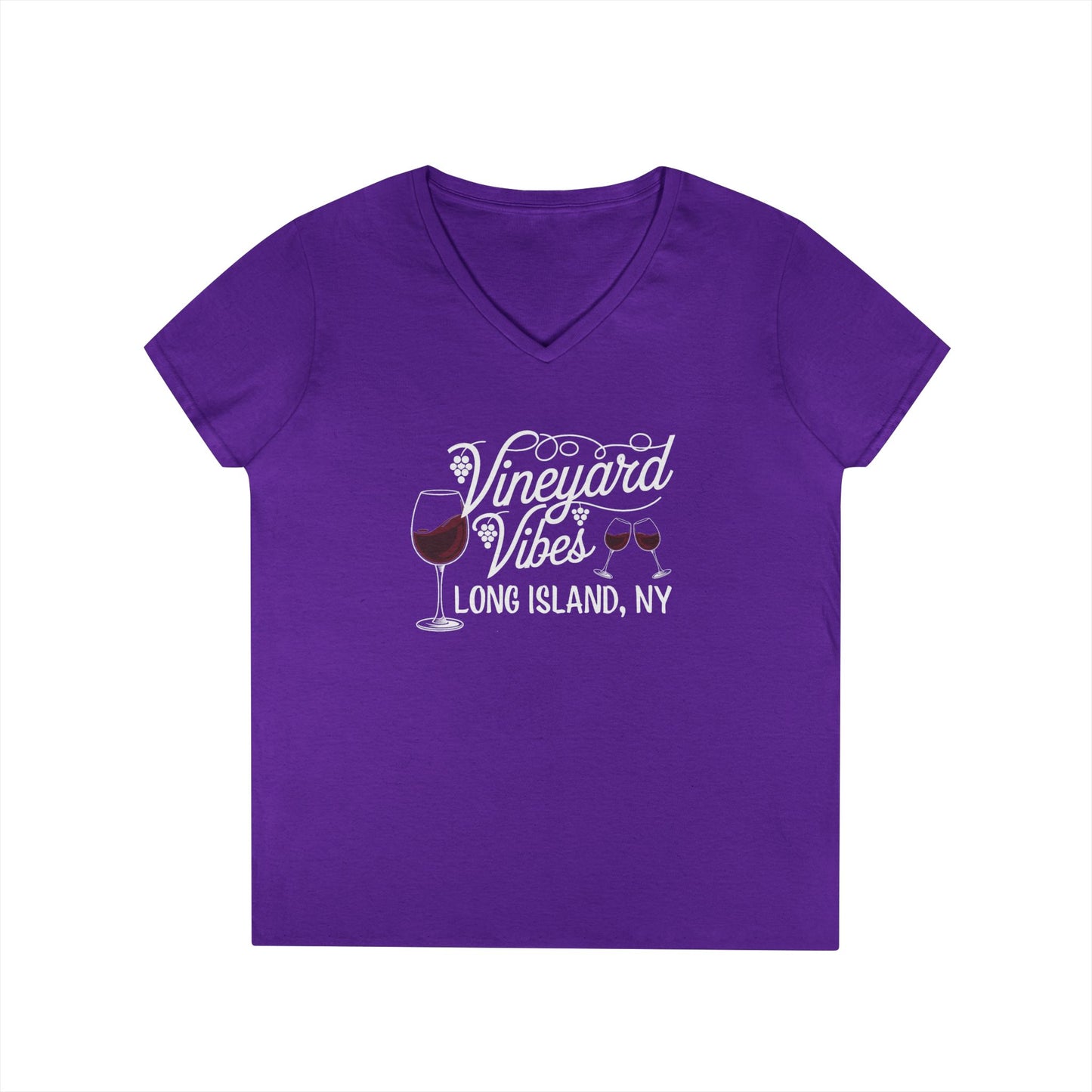 Vineyard Vibes Ladies' V-Neck T-Shirt