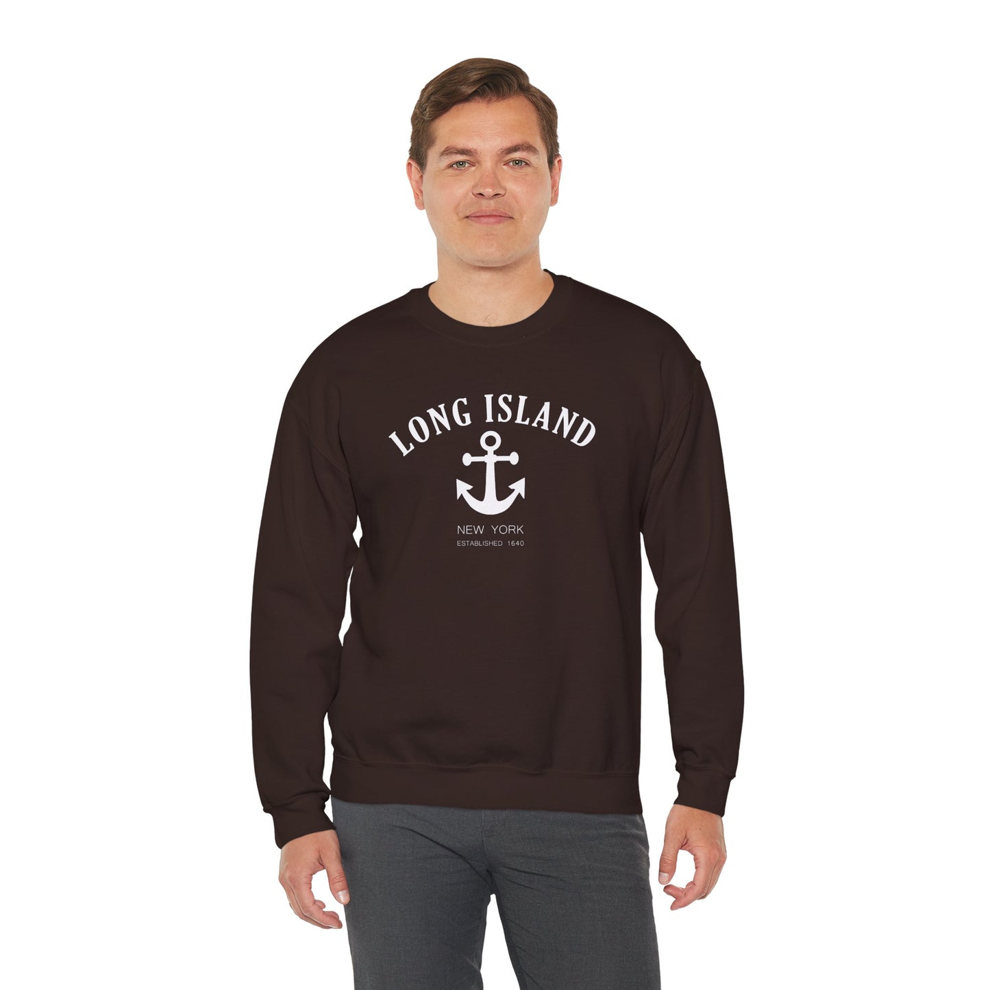 Long Island NY - Anchor Unisex Sweatshirt