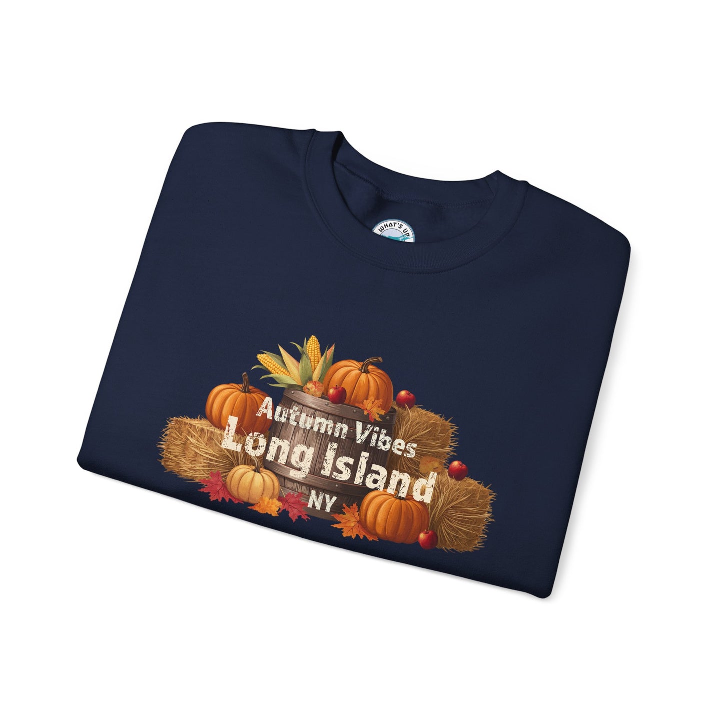 Autumn Vibes Long Island Unisex Crewneck Sweatshirt -Perfect for trips out East on LI