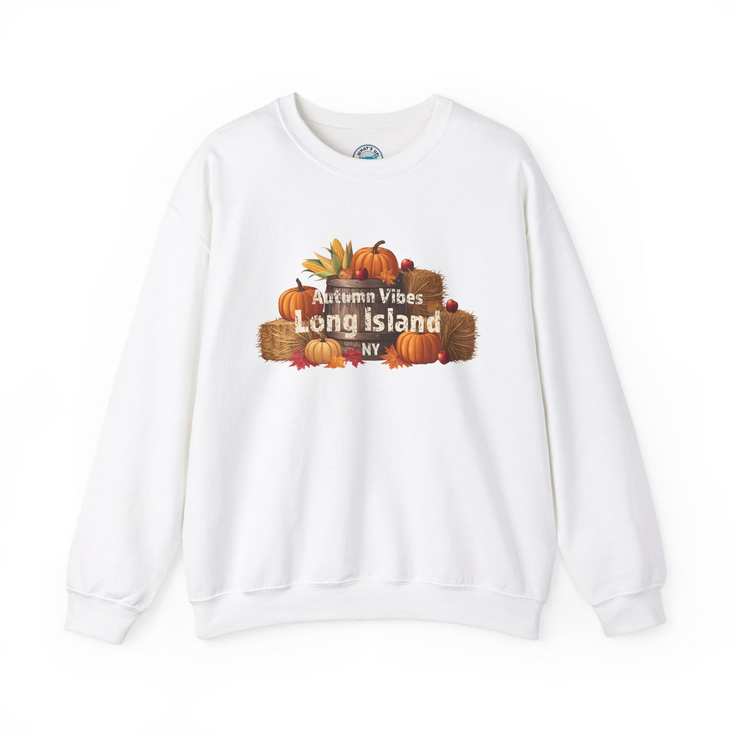 Autumn Vibes Long Island Unisex Crewneck Sweatshirt -Perfect for trips out East on LI