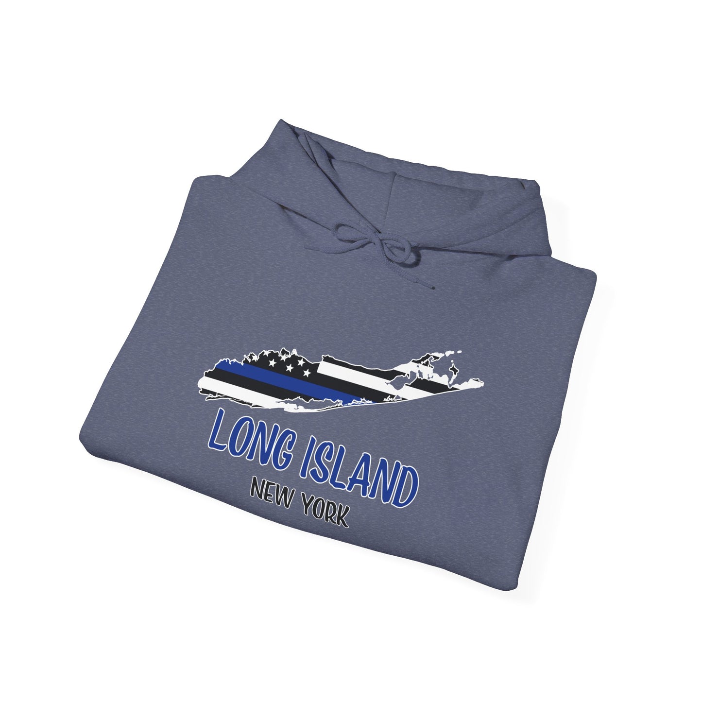 Back the Blue Long Island - Unisex Heavy Blend™ Hooded Sweatshirt