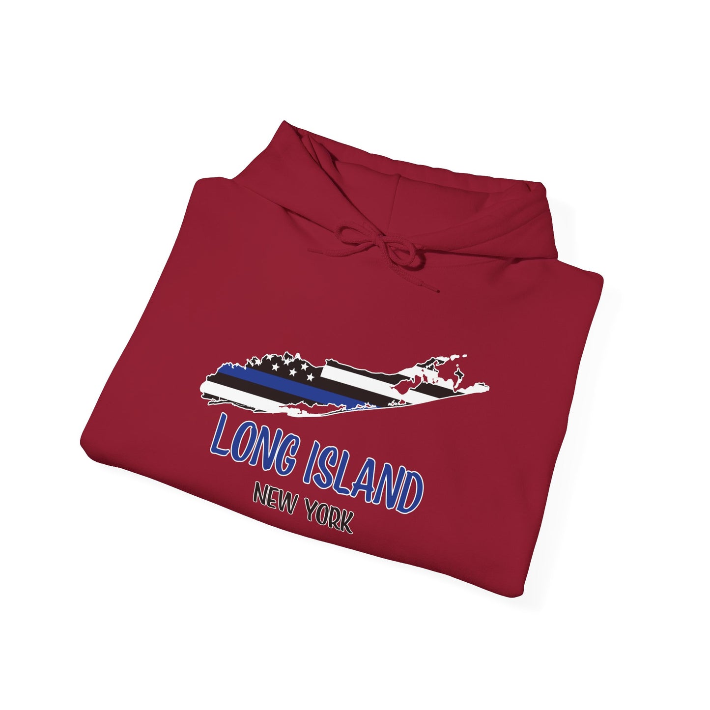 Back the Blue Long Island - Unisex Heavy Blend™ Hooded Sweatshirt