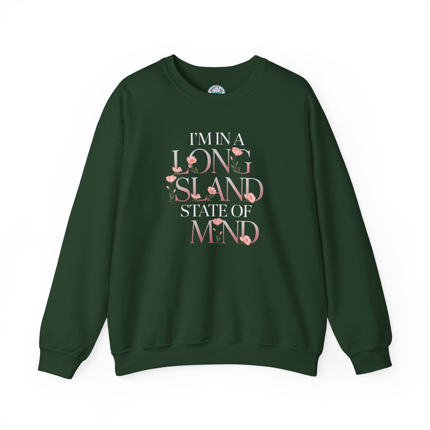 Long Island State of Mind - Floral Sweatshirt | Unisex Heavy Blend Crewneck