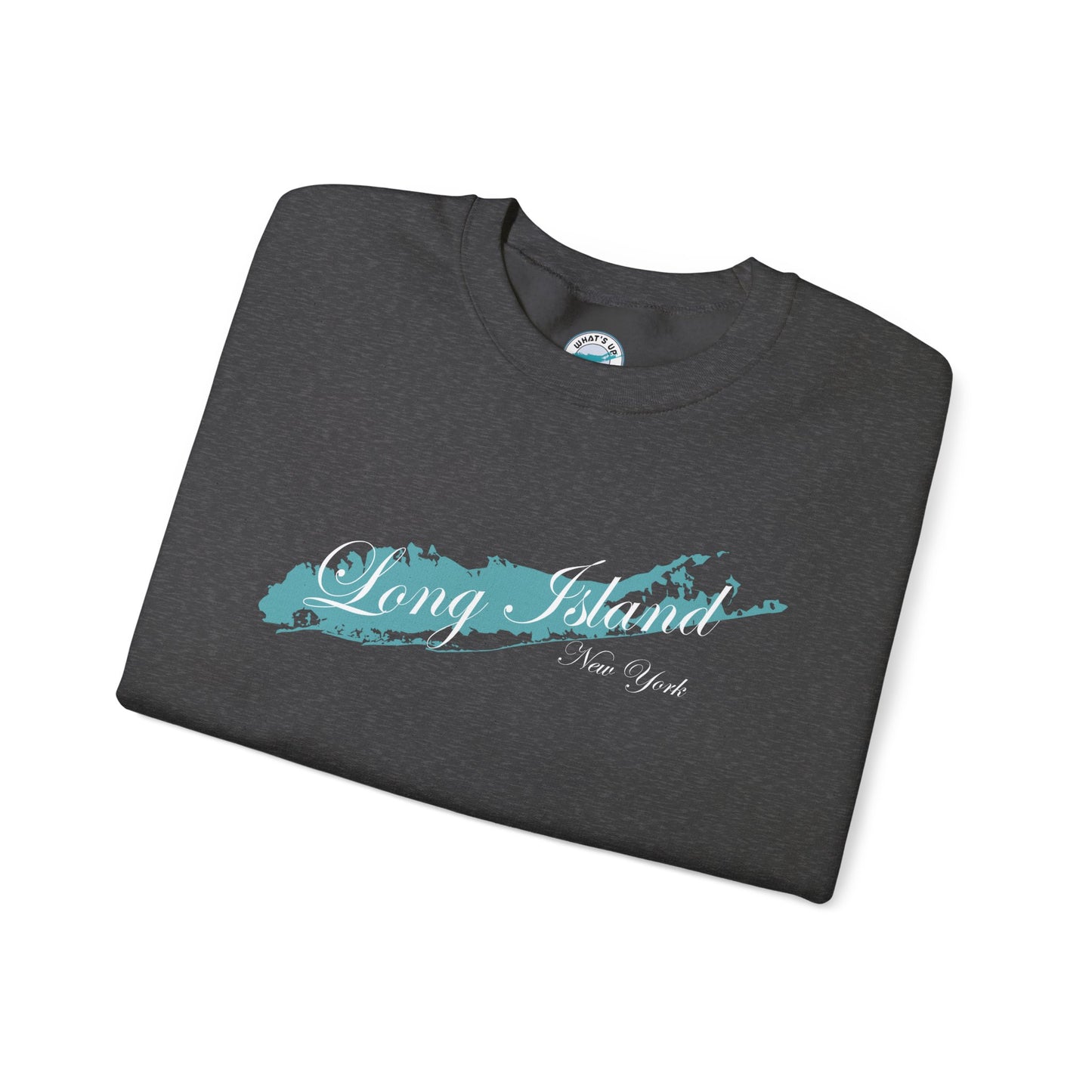 Long Island Unisex Heavy Blend™ Crewneck Sweatshirt - Perfect for Casual Style and Island Pride