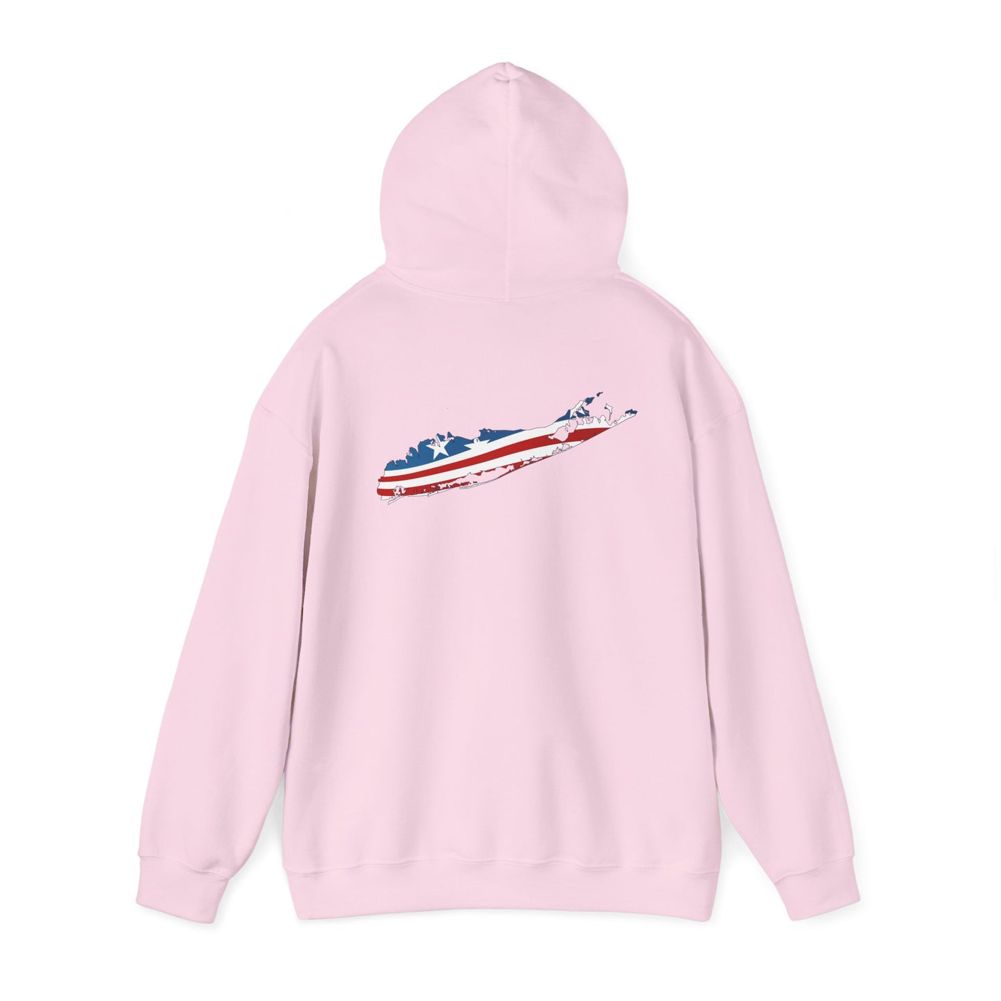 USA Long Island Flag Hooded Sweatshirt - Unisex Heavy Blend™