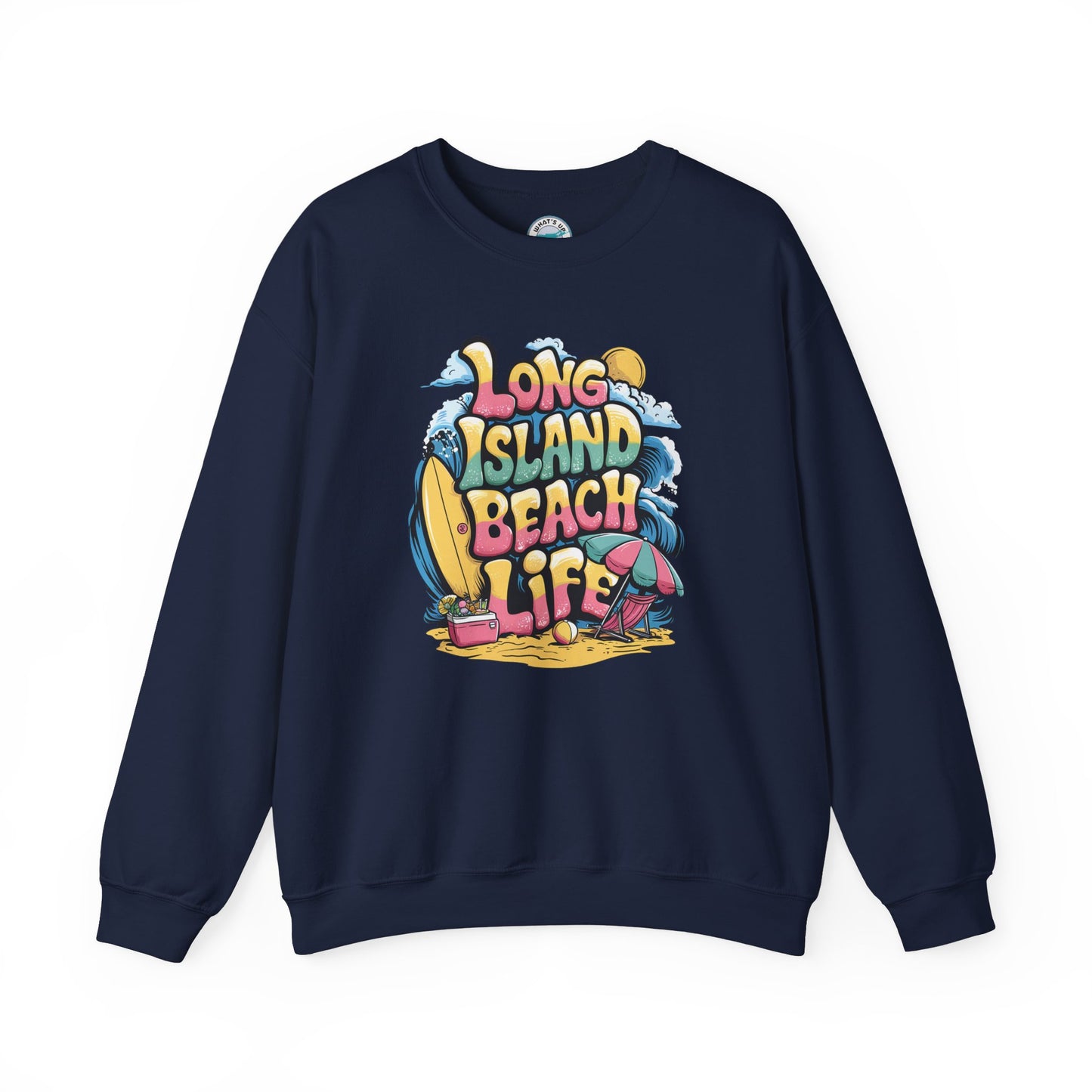 Long Island Beach Life Unisex Heavy Blend Crewneck Sweatshirt