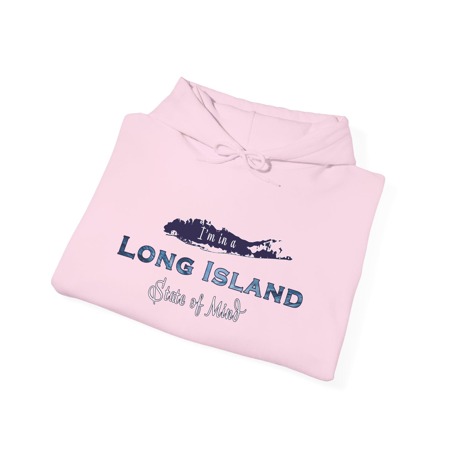 I'm in a Long Island State of Mind - Unisex Heavy Blend™ Hooded Sweatshirt - Perfect Gift for Beach Lovers