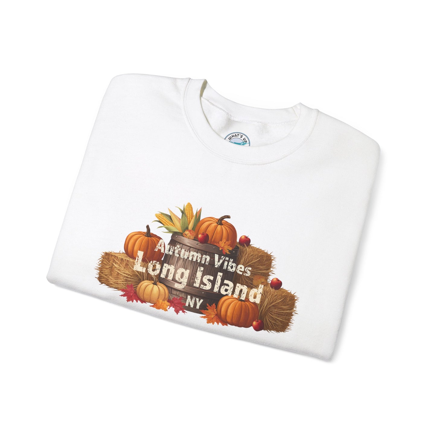 Autumn Vibes Long Island Unisex Crewneck Sweatshirt -Perfect for trips out East on LI