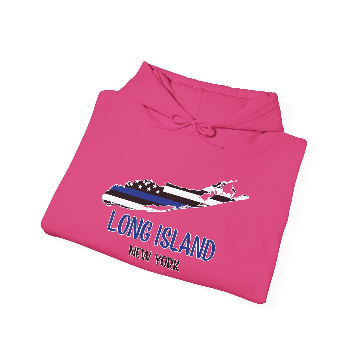 Back the Blue Long Island - Unisex Heavy Blend™ Hooded Sweatshirt