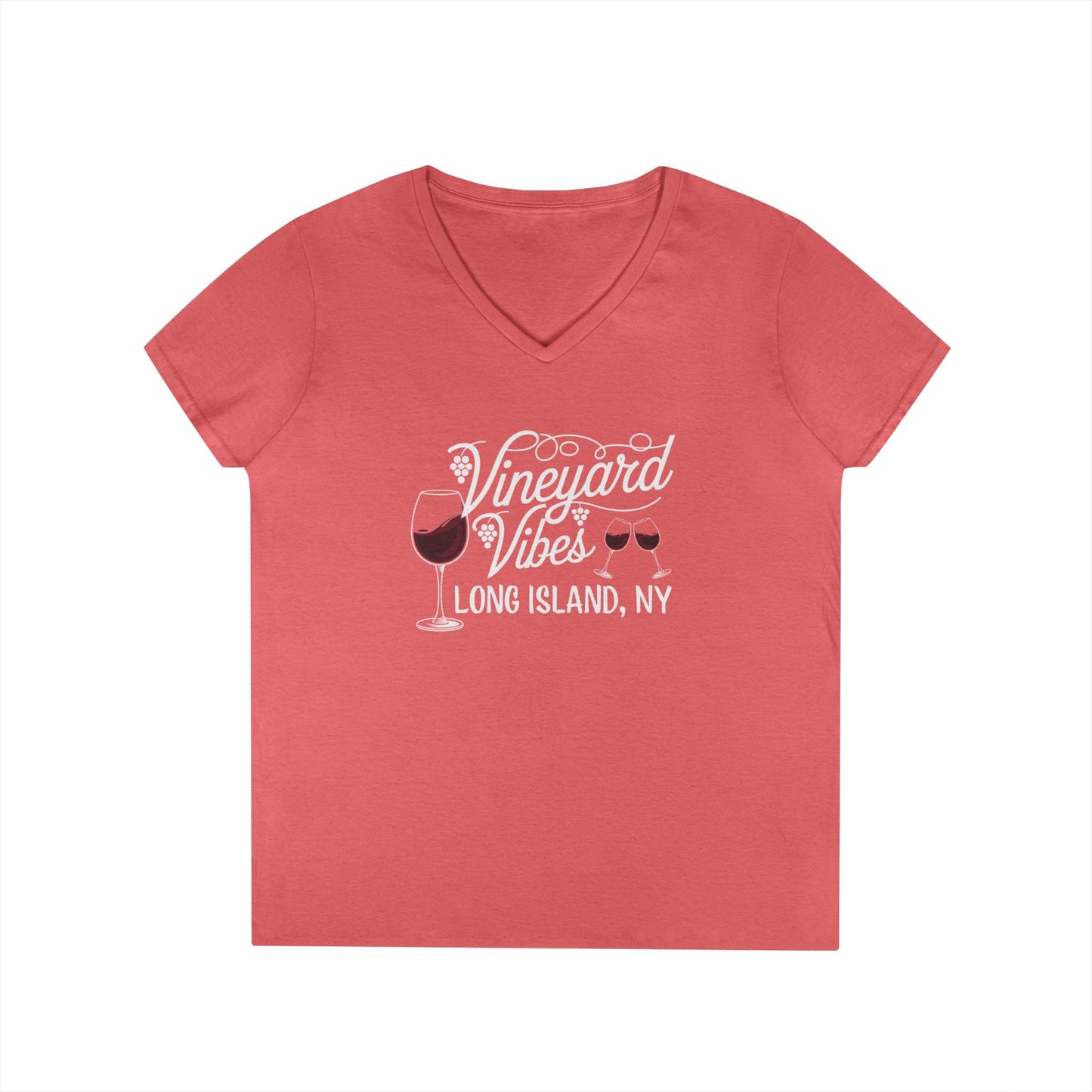 Vineyard Vibes Ladies' V-Neck T-Shirt