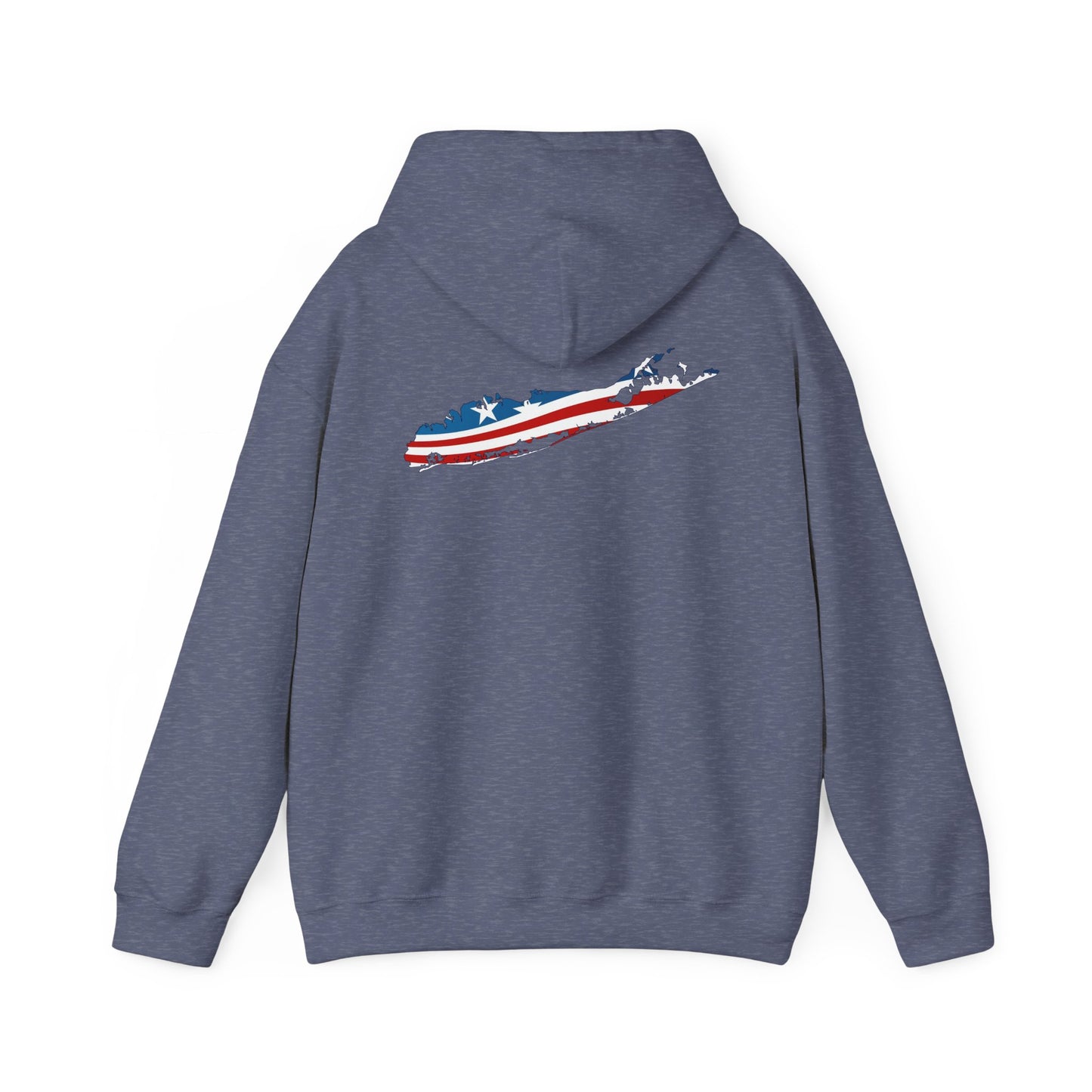 USA Long Island Flag Hooded Sweatshirt - Unisex Heavy Blend™